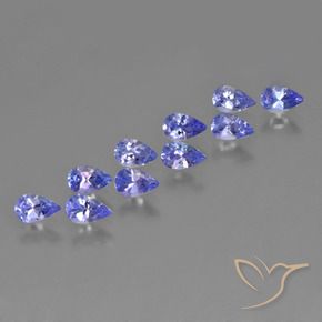 Shop natural 2.52ct Bleu violet intense Tanzanite gems, En forme de poire, from Tanzanie at GemSelect. In stock, global shipping!