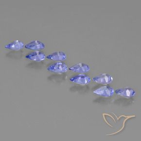 Shop natural 1.87ct Bleu violet intense Tanzanite gems, En forme de poire, from Tanzanie at GemSelect. In stock, global shipping!