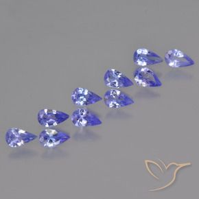 Shop natural 1.89ct Bleu violet intense Tanzanite gems, En forme de poire, from Tanzanie at GemSelect. In stock, global shipping!