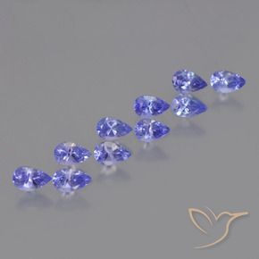 Shop natural 2.62ct Bleu violet intense Tanzanite gems, En forme de poire, from Tanzanie at GemSelect. In stock, global shipping!