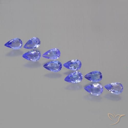 1.98ctw Naturel Bleu violet intense Tanzanite, En forme de poire, VS