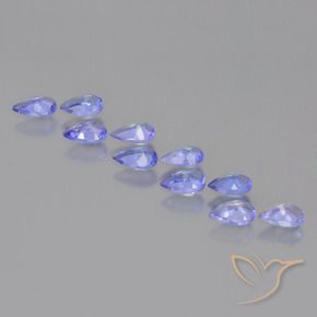 Shop natural 1.98ct Bleu violet intense Tanzanite gems, En forme de poire, from Tanzanie at GemSelect. In stock, global shipping!