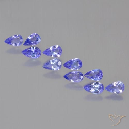 Shop natural 1.97ct Bleu violet intense Tanzanite gems, En forme de poire, from Tanzanie at GemSelect. In stock, global shipping!