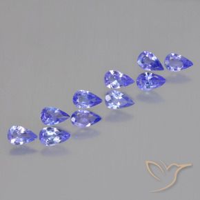 Shop natural 1.97ct Bleu violet intense Tanzanite gems, En forme de poire, from Tanzanie at GemSelect. In stock, global shipping!