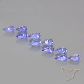 Shop natural 1.97ct Bleu violet intense Tanzanite gems, En forme de poire, from Tanzanie at GemSelect. In stock, global shipping!