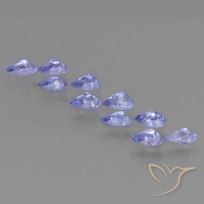 Shop natural 2.12ct Bleu violet intense Tanzanite gems, En forme de poire, from Tanzanie at GemSelect. In stock, global shipping!