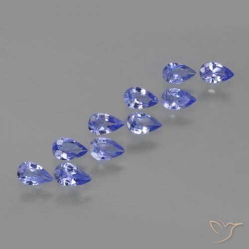 1.90ctw Naturel Bleu violet intense Tanzanite, En forme de poire, VS