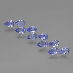 Achetez naturel 1,91ct bleue tanzanite gems, en forme de poire, en provenance tanzanie chez gemselect. en stock, livraison internationale!