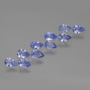 Achetez naturel 1,91ct bleue tanzanite gems, en forme de poire, en provenance tanzanie chez gemselect. en stock, livraison internationale!