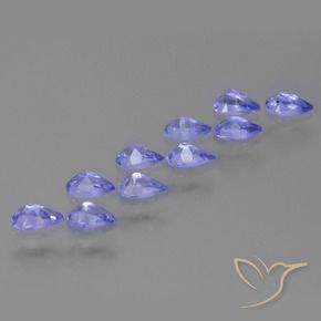 Shop natural 2.22ct Bleu violet intense Tanzanite gems, En forme de poire, from Tanzanie at GemSelect. In stock, global shipping!