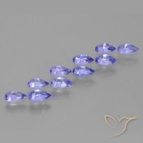 Achetez naturel 2,20ct bleue tanzanite gems, en forme de poire, en provenance tanzanie chez gemselect. en stock, livraison internationale!