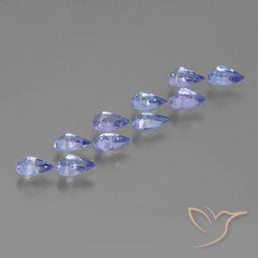 Shop natural 2.22ct Bleu violet intense Tanzanite gems, En forme de poire, from Tanzanie at GemSelect. In stock, global shipping!