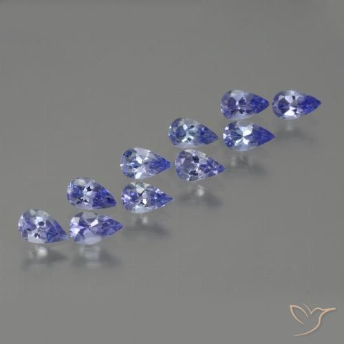 Shop natural 2.37ct Bleu violet intense Tanzanite gems, En forme de poire, from Tanzanie at GemSelect. In stock, global shipping!
