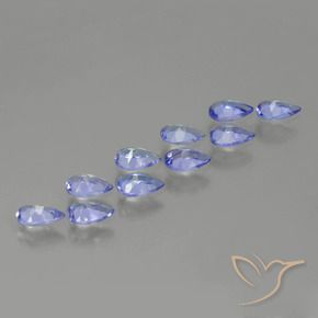 Shop natural 2.16ct Bleu violet intense Tanzanite gems, En forme de poire, from Tanzanie at GemSelect. In stock, global shipping!