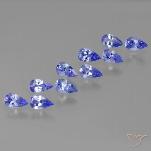 Shop natural 2.19ct Violet Bleu Tanzanite gems, En forme de poire, from Tanzanie at GemSelect. In stock, global shipping!