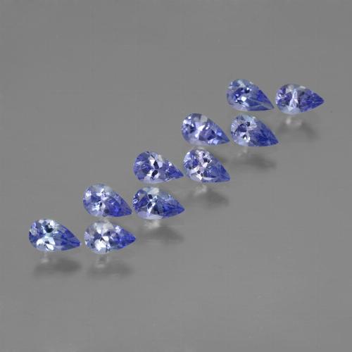 Achetez naturel 2,46ct bleue tanzanite gems, en forme de poire, en provenance tanzanie chez gemselect. en stock, livraison internationale!