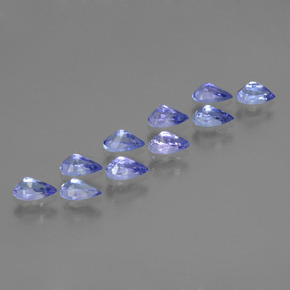 Achetez naturel 2,46ct bleue tanzanite gems, en forme de poire, en provenance tanzanie chez gemselect. en stock, livraison internationale!