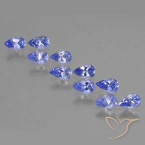 Shop natural 2.26ct Bleu pastel Tanzanite gems, En forme de poire, from Tanzanie at GemSelect. In stock, global shipping!