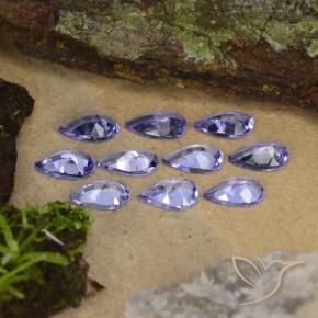 Shop natural 1.91ct Violet Tanzanite gems, En forme de poire, from Tanzanie at GemSelect. In stock, global shipping!