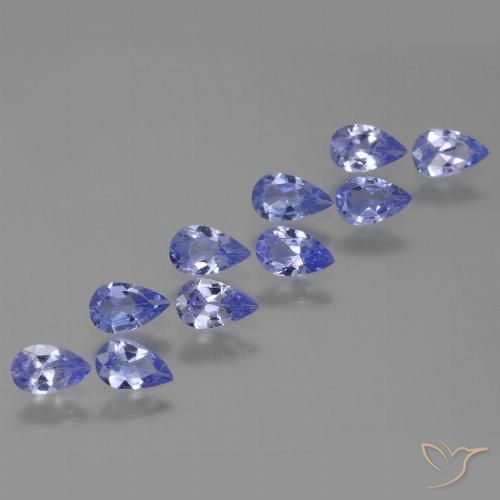 1.93ctw Naturel Bleu violet intense Tanzanite, En forme de poire, VS