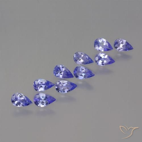 Shop natural 2.24ct Bleu violet intense Tanzanite gems, En forme de poire, from Tanzanie at GemSelect. In stock, global shipping!