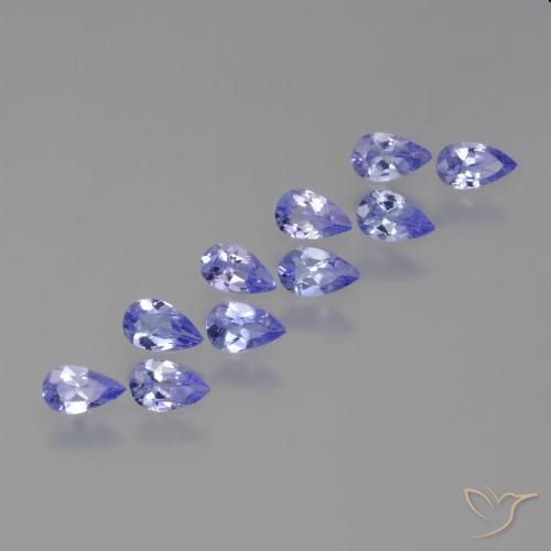 Shop natural 1.89ct Bleu violet intense Tanzanite gems, En forme de poire, from Tanzanie at GemSelect. In stock, global shipping!