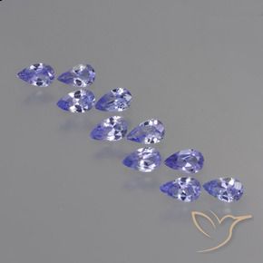 Shop natural 2.08ct Violet Tanzanite gems, En forme de poire, from Tanzanie at GemSelect. In stock, global shipping!