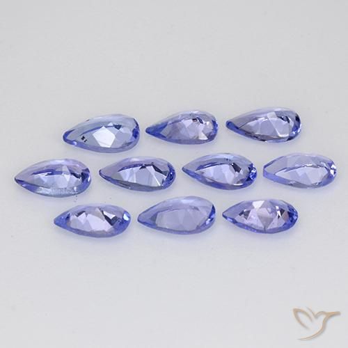 Shop natural 1.81ct Bleu violet intense Tanzanite gems, En forme de poire, from Tanzanie at GemSelect. In stock, global shipping!