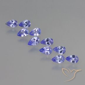 Shop natural 1.92ct Violet vif Tanzanite gems, En forme de poire, from Tanzanie at GemSelect. In stock, global shipping!