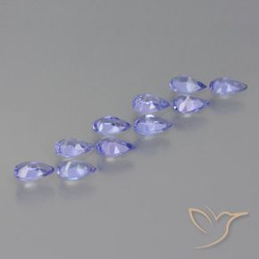 Shop natural 1.92ct Violet vif Tanzanite gems, En forme de poire, from Tanzanie at GemSelect. In stock, global shipping!