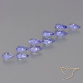 Shop natural 1.98ct Violet vif Tanzanite gems, En forme de poire, from Tanzanie at GemSelect. In stock, global shipping!