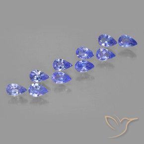 Shop natural 1.90ct Bleu violet intense Tanzanite gems, En forme de poire, from Tanzanie at GemSelect. In stock, global shipping!