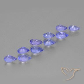 Shop natural 2.22ct Violet Tanzanite gems, En forme de poire, from Tanzanie at GemSelect. In stock, global shipping!