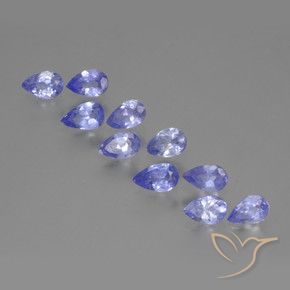 Shop natural 2.17ct Violet Tanzanite gems, En forme de poire, from Tanzanie at GemSelect. In stock, global shipping!