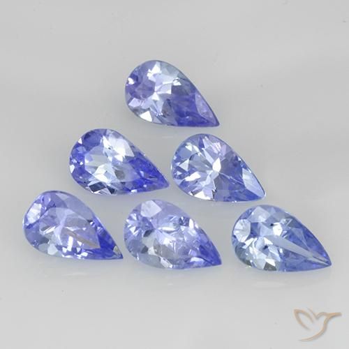Achetez naturel 1,35ct bleue tanzanite gems, en forme de poire, en provenance tanzanie chez gemselect. en stock, livraison internationale!