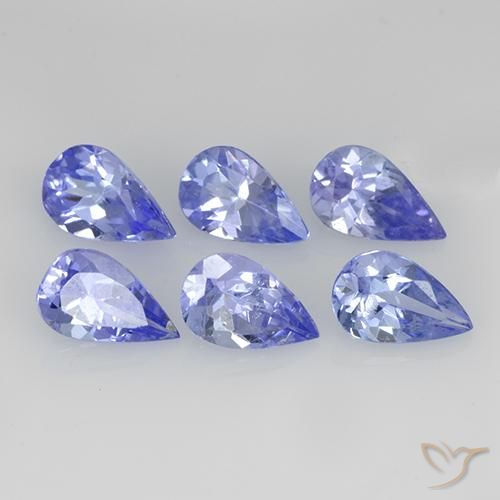 Achetez naturel 1,35ct bleue tanzanite gems, en forme de poire, en provenance tanzanie chez gemselect. en stock, livraison internationale!