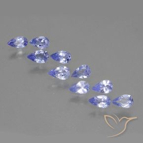 Shop natural 1.77ct Violet moyen Tanzanite gems, En forme de poire, from Tanzanie at GemSelect. In stock, global shipping!