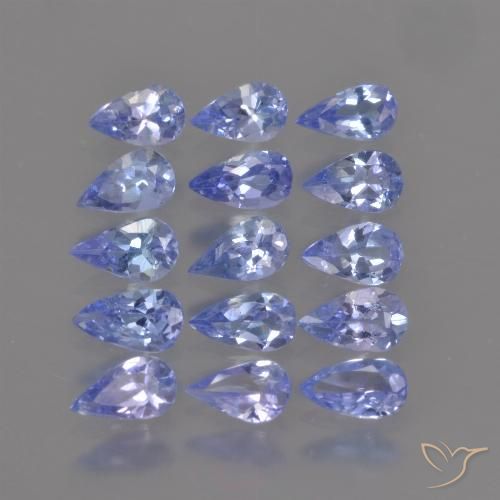 2.48ctw Naturel Bleu violet intense Tanzanite, En forme de poire, VS