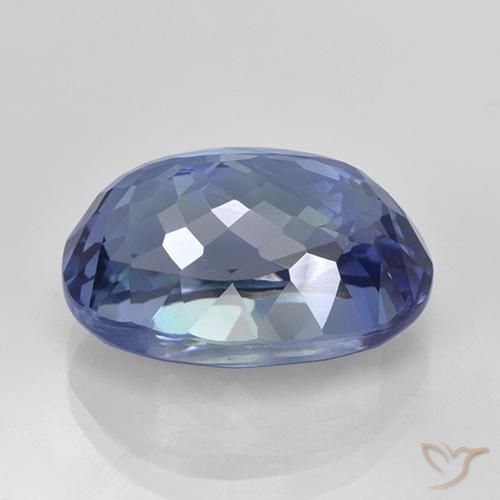 Tanzanite Bleu franc naturelle ovale, 11.65 ct, VVS