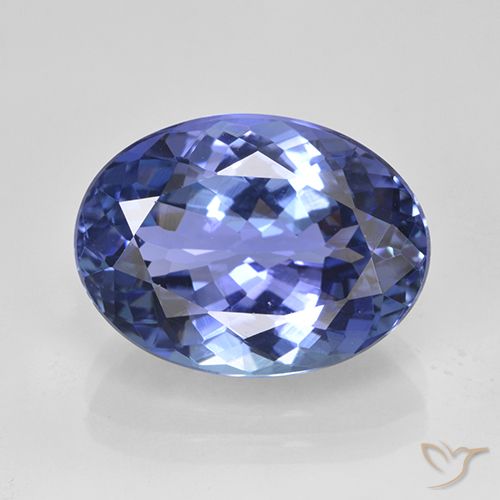 6.82ct Naturel Bleu marine moyen Tanzanite, ovale, VVS