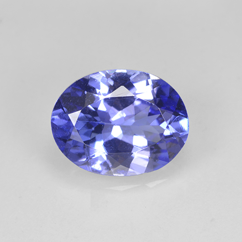 Tanzanite Violet Bleu naturelle Coupe ovale, 2.44 ct, VVS-VS