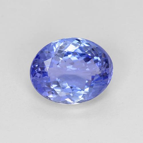 Tanzanite Bleu violet intense naturelle Coupe ovale, 2.66 ct, VVS
