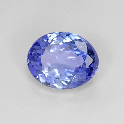 Tanzanite Bleu violet intense naturelle Coupe ovale, 2.66 ct, VVS