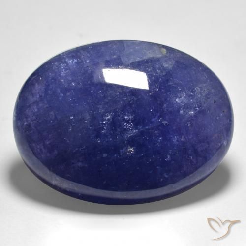 Tanzanite Bleu foncé naturelle ovale, 55.91 ct, Translucide
