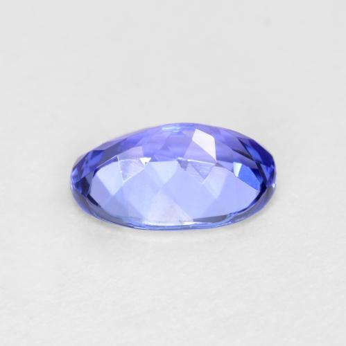 Tanzanite Violet Bleu naturelle Coupe ovale, 0.59 ct, VVS
