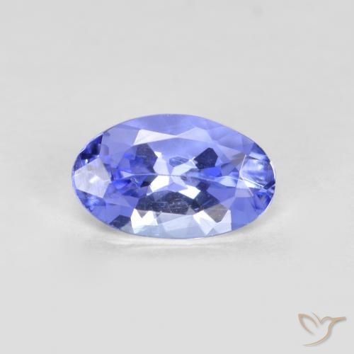 Tanzanite Bleu moyen naturelle ovale, 0.39 ct, VS