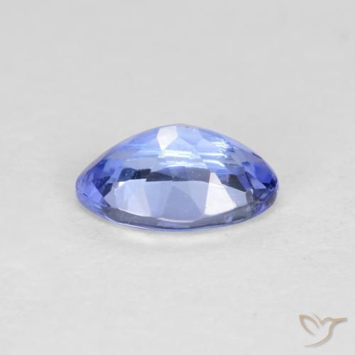 Tanzanite Bleu moyen naturelle ovale, 0.39 ct, VS