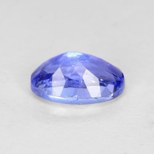 Tanzanite Violet foncé Bleu naturelle Coupe ovale, 0.66 ct, VS