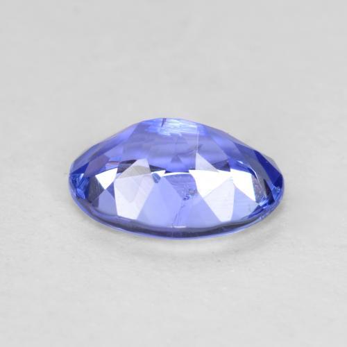 Tanzanite Violet foncé Bleu naturelle Coupe ovale, 0.58 ct, VS-SI