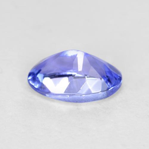 Tanzanite Violet Bleu naturelle Coupe ovale, 0.49 ct, VS-SI